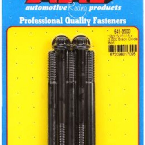ARP 5/16in-18 X 3.500in 12pt Black Oxide Bolts (set Of 5)