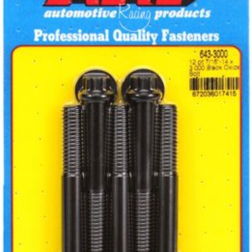“7/16″”-14 X 3.000 12pt Black Oxide Bolts” (5pcs)