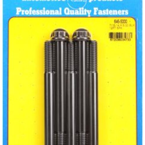 “7/16″”-14 X 5.000 12pt 1/2 Wrenching Black Oxide Bolts”5pcs