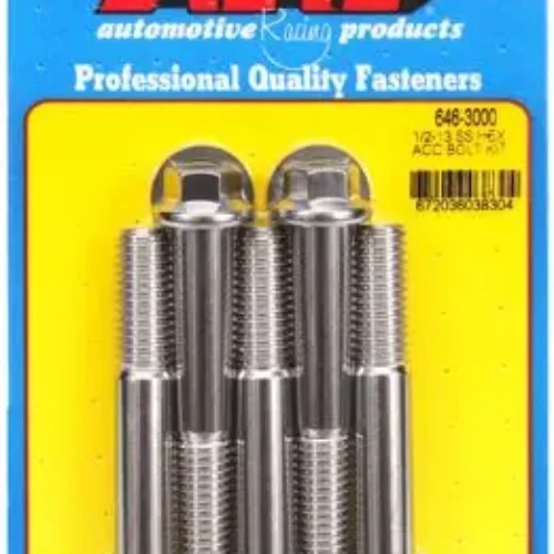 ARP 1/2-13 X 3.000 Hex SS Bolts (5/Pkg)