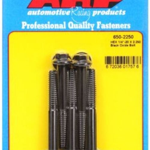 “1/4″”-20 X 2.250 Hex Black Oxide Bolts” (5pcs)