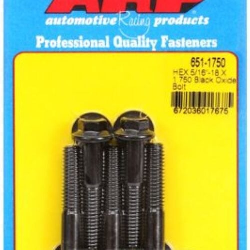 “5/16″”-18 X 1.750 Hex Black Oxide Bolts” (5pcs)