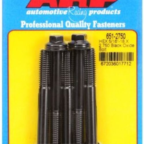 “5/16″”-18 X 2.750 Hex Black Oxide Bolts” (5pcs)