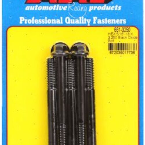 “5/16″”-18 X 3.250 Hex Black Oxide Bolts” (5pcs)