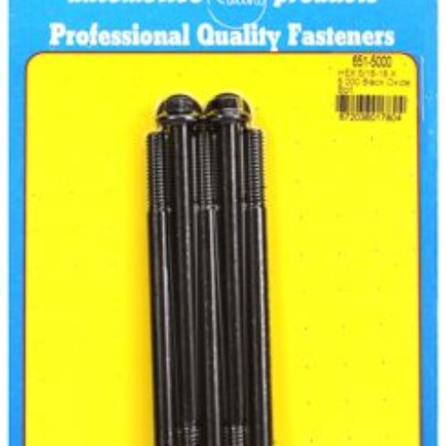 “5/16″”-18 X 5.000 Hex Black Oxide Bolts” (5pcs)