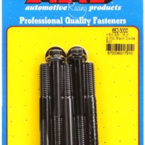 “3/8″”-16 X 3.000 Hex Black Oxide Bolts” (5pcs)