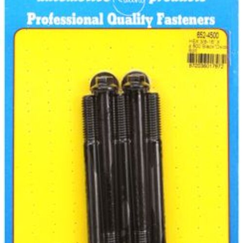“3/8″”-16 X 4.500 Hex Black Oxide Bolts” (5pcs)