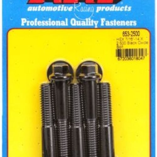 “7/16″”-14 X 2.500 Hex Black Oxide Bolts” (5pcs)