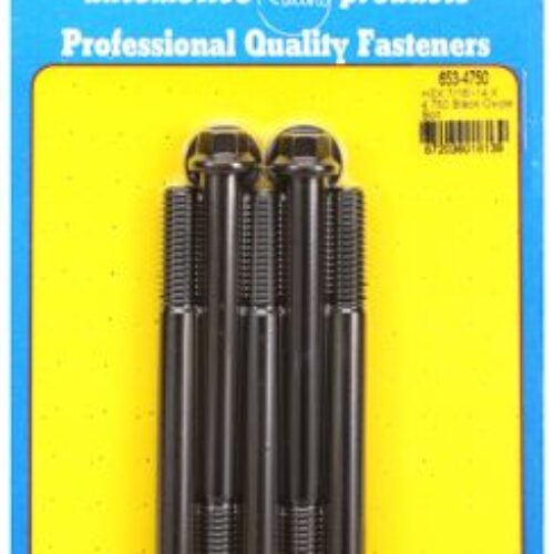 “7/16″”-14 X 4.750 Hex Black Oxide Bolts” (5pcs)
