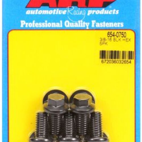 “3/8″”-16 X 0.750 Hex 7/16 Wrenching Black Oxide Bolts”(5pcs