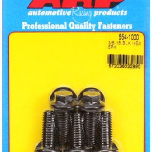 “3/8″”-16 X 1.000 Hex 7/16 Wrenching Black Oxide Bolts”(5pcs