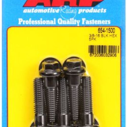 “3/8″”-16 X 1.500 Hex 7/16 Wrenching Black Oxide Bolts”(5pcs