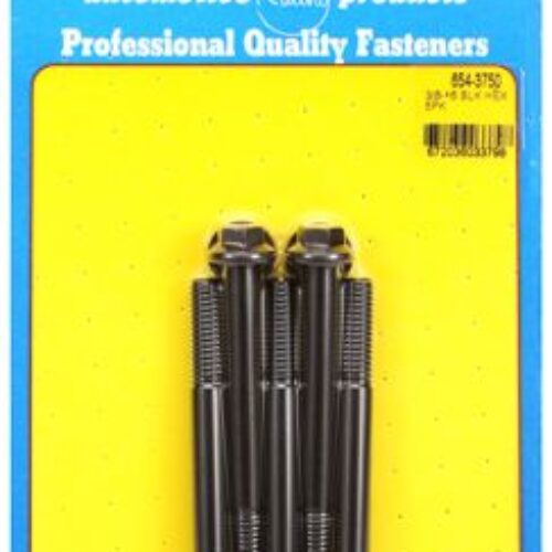 “3/8″”-16 X 3.750 Hex 7/16 Wrenching Black Oxide Bolts”(5pcs