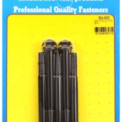 “3/8″”-16 X 4.000 Hex 7/16 Wrenching Black Oxide Bolts”(5pcs