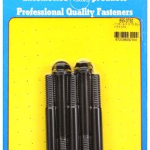“7/16″”-14 X 3.750 Hex 1/2 Wrenching Black Oxide Bolts” 5pcs