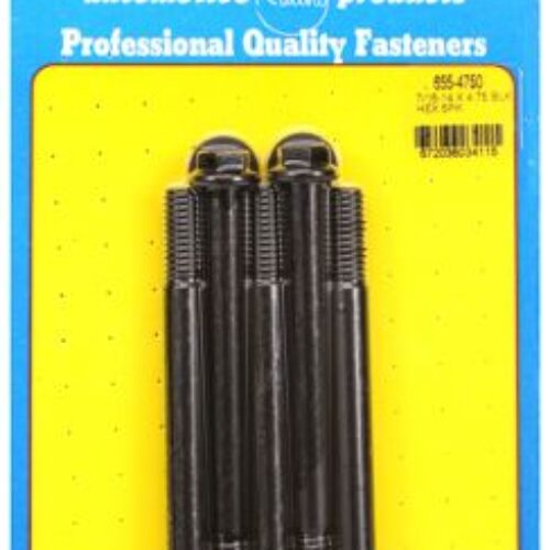 “7/16″”-14 X 4.750 Hex 1/2 Wrenching Black Oxide Bolts” 5pcs