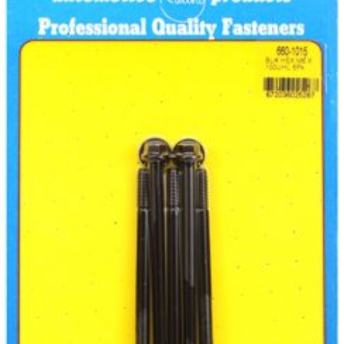 ARP M6 X 1.00 X 100 Hex Black Oxide Bolts (5/Pkg)