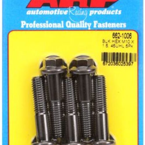 ARP M10 X 1.50 X 45 Hex Black Oxide Bolts (5/Pkg)