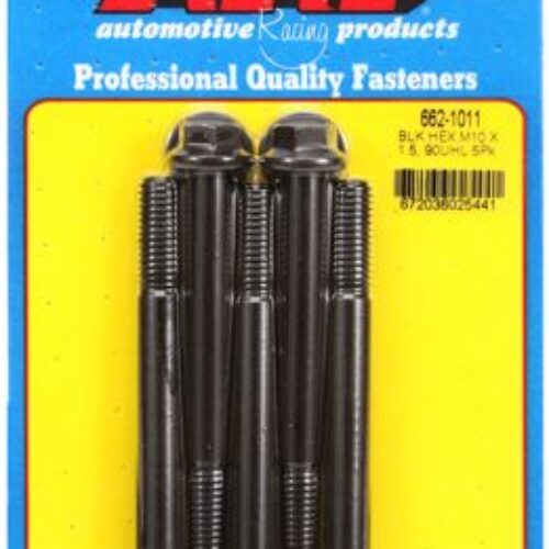 ARP M10 X 1.50 X 90 Hex Black Oxide Bolts (5/Pkg)