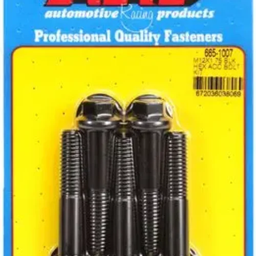 ARP M12 X 1.75 X 60 Hex Black Oxide Bolts (5/Pkg)