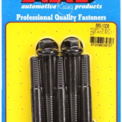 ARP M12 X 1.75 X 70 Hex Black Oxide Bolts (5/Pkg)