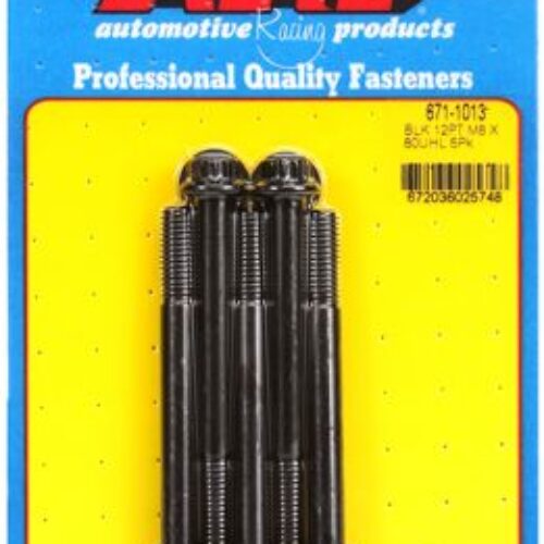 ARP M8 X 1.25 X 80 12pt Black Oxide Bolts