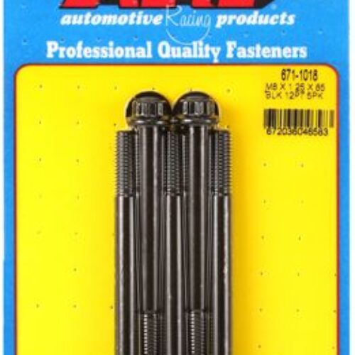 ARP M8 X 1.25 X 85 12pt Black Oxide Bolts