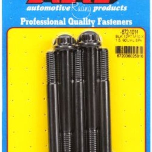 ARP M10 X 1.50 X 90 12pt Black Oxide Bolts (5/Pkg)