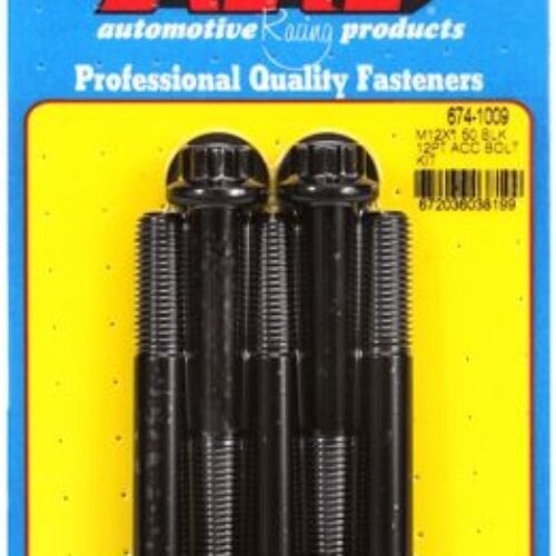 ARP M12 X 1.50 X 80 12pt Black Oxide Bolts (5/Pkg)