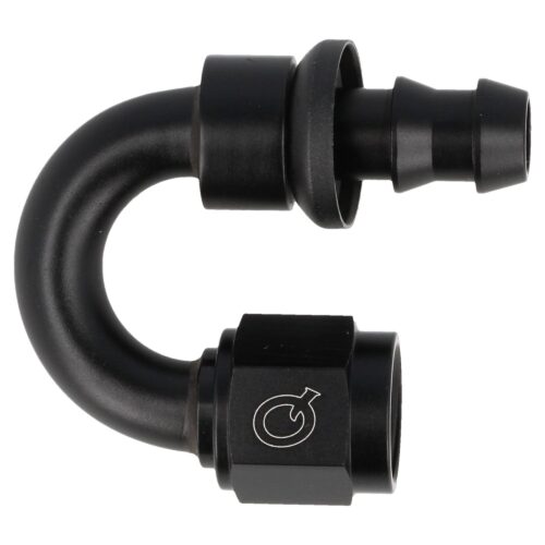 Hose Adapter Push-On 180 Deg AN12