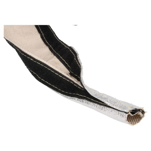 Heat-Resistant Cover whiteh Velcro - 1 M X 70 Mm