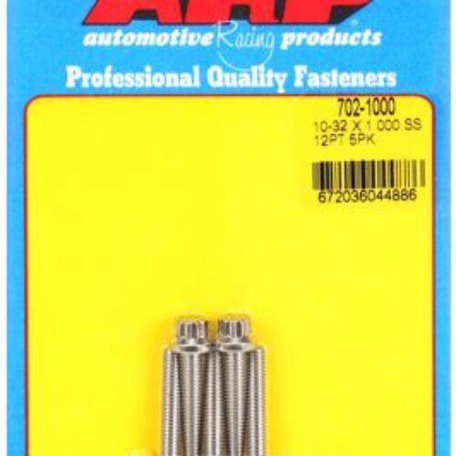 ARP Bolt 10-24 X 1.000″ SS 12PT 5 Pcs.
