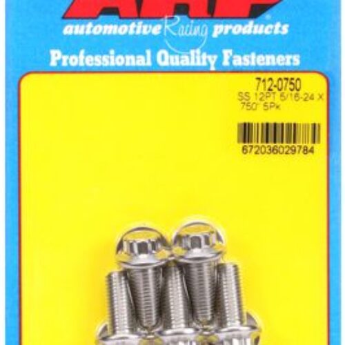 ARP 5/16-24 X .75in Lenght 12pt SS Bolts (5/Pkg)