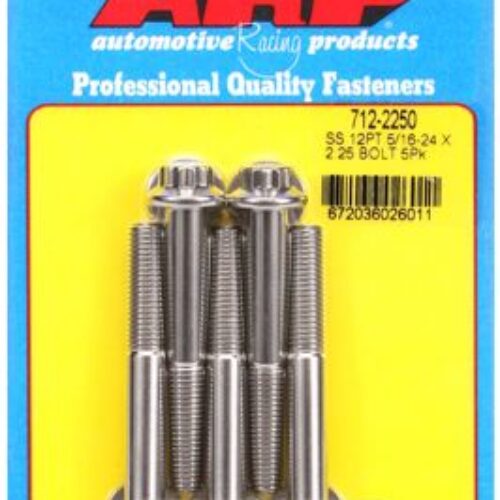 “5/16″”-24 X 2.250 12pt SS Bolts” (5pcs)