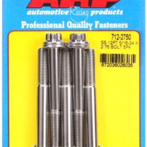 “5/16″”-24 X 2.750 12pt SS Bolts” (5pcs)