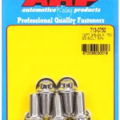ARP 3/8-24 X .750 12pt SS Bolts (5/Pkg)