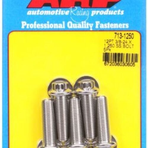 ARP 3/8-24 X 1.250 12pt SS Bolts (5/Pkg)