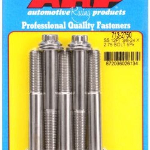 “3/8″”-24 X 2.750 12pt SS Bolts” (5pcs)