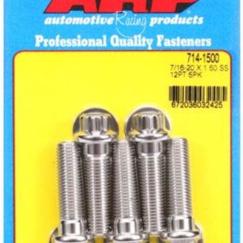 “7/16″”-20 X 1.500 12pt SS Bolts” (5pcs)