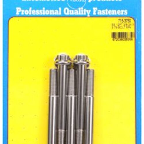 “3/8″”-24 X 3.750 12pt 7/16 Wrenching SS Bolts” (5pcs)