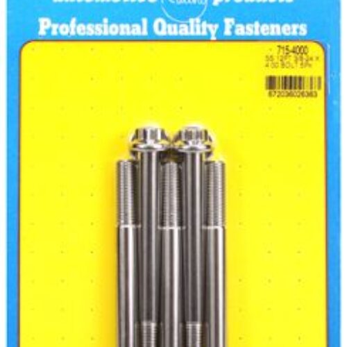 “3/8″”-24 X 4.000 12pt 7/16 Wrenching SS Bolts” (5pcs)