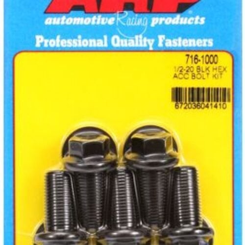 ARP Bolt Kit 1/2-20 X 1.000 Black Oxide Hex