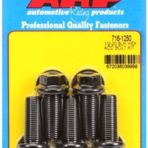 ARP Bolt Kit 1/2-20 X 1.250 Black Oxide Hex