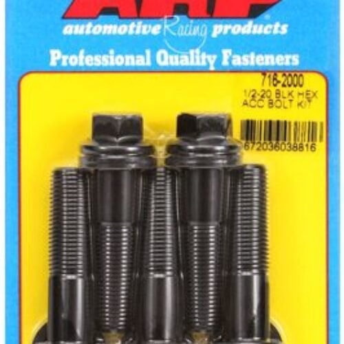 ARP Bolt Kit 1/2-20 X 2.000 Black Oxide Hex