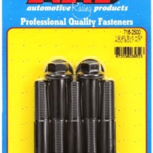 ARP Bolt Kit 1/2-20 X 2.500 Black Oxide Hex