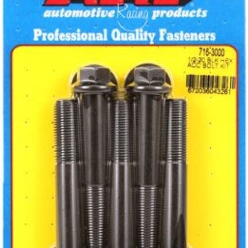 ARP Bolt Kit 1/2-20 X 3.000 Black Oxide Hex