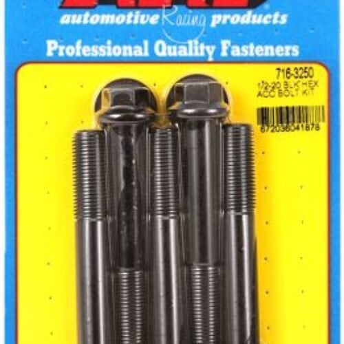 ARP Bolt Kit 1/2-20 X 3.250 Black Oxide Hex