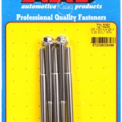 “1/4″”-28 X 3.250 Hex SS Bolts” (5pcs)