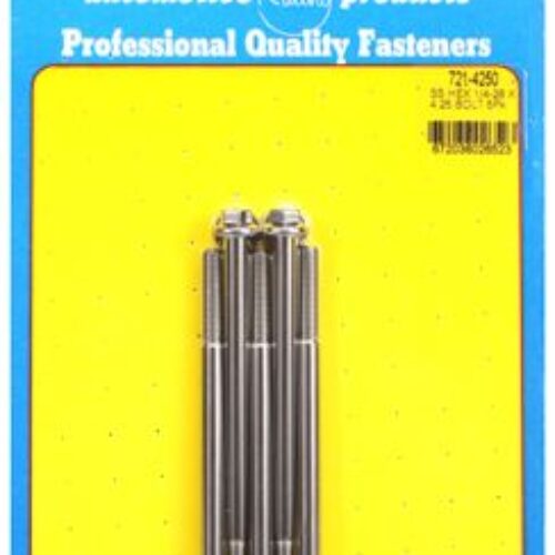 “1/4″”-28 X 4.250 Hex SS Bolts” (5pcs)