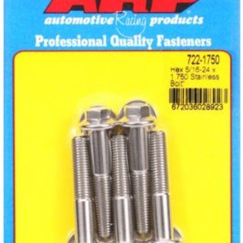 “5/16″”-24 X 1.750 Hex SS Bolts” (5pcs)